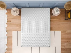 Cosmos Matelas 160x200 Alpha - Mousse HR - Accueil Blue Latex - Épais 30 cm - 7 zones de soutien - Face été/hiver - Confort Ferme