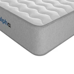 Cosmos Matelas 160x200 Alpha - Mousse HR - Accueil Blue Latex - Épais 30 cm - 7 zones de soutien - Face été/hiver - Confort Ferme