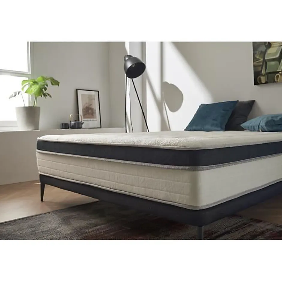 Eccox Matelas 160x200 Bio Memory Hauteur 28 cm +/- 2 Fermeté moyenne à élevée.