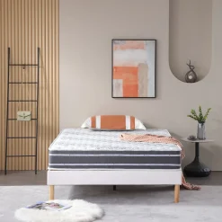 Literie Julien Matelas 120x190 cm - 23 cm - Ferme - Confort Optimal - Utilisation Quotidienne - Très Respirant - Idéal pour Bien Dormir - MATELAS