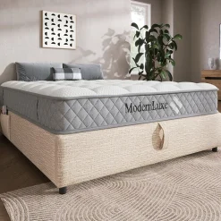 Okwish Matelas 140x200 cm - Matelas Orthopédique avec Ressorts ensachés 7 Zones et Mousse Froid - H3 Moyenne Ferme - 20 cm - Blanc