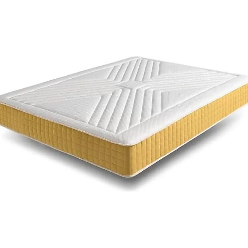 Eccox Matelas 80x190 cm en mousse à mémoire Luxury Gold epaisseur 21 cm +/-2 Fermeté moyenne-élevée. Online