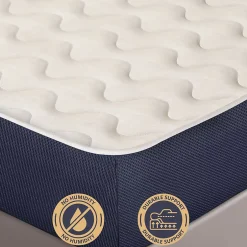 The White Stone Matelas 90x200 cm en Waterfoam hypoallergénique, 14 cm Discount