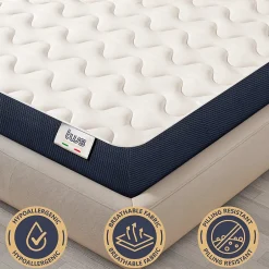 The White Stone Matelas 140x190 cm en Waterfoam hypoallergénique, 30 cm