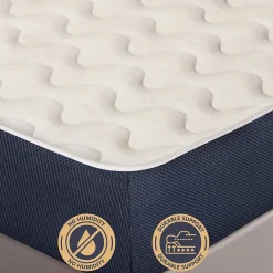 The White Stone Matelas 130x190 cm en Waterfoam hypoallergénique, 10 cm