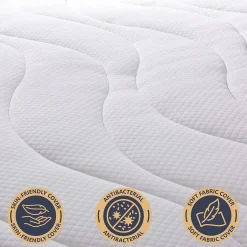 The White Stone Matelas 130x190 cm en Waterfoam hypoallergénique, 16 cm Best