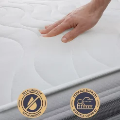 The White Stone Matelas 130x190 cm en Waterfoam hypoallergénique, 16 cm Best