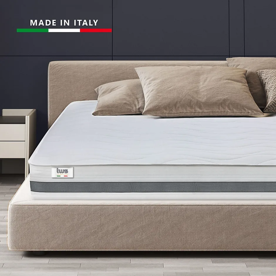The White Stone Matelas 160x190 cm en Waterfoam hypoallergénique, 25 cm