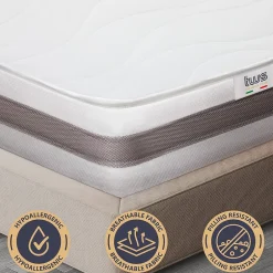 The White Stone Matelas 160x190 cm en Waterfoam hypoallergénique, 25 cm
