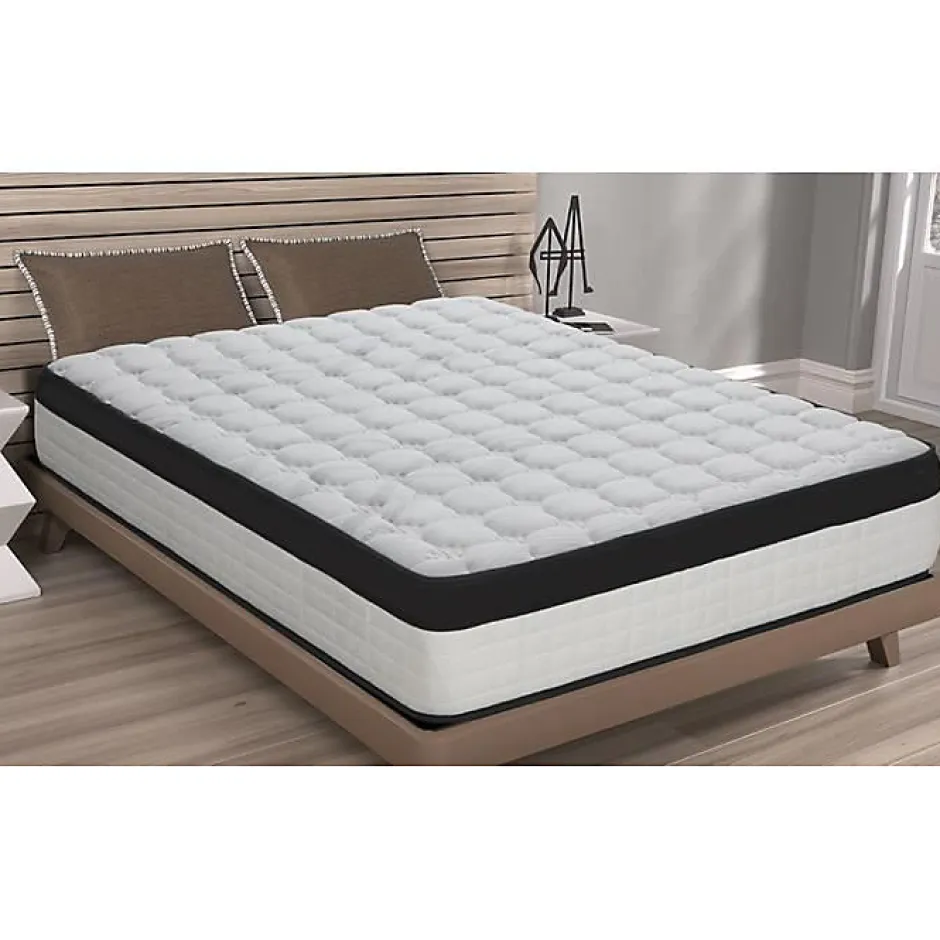 Eccox Matelas 140x190 cm Evolution Soft Comfort Mémoire de forme Carbon epaisseur 22 cm