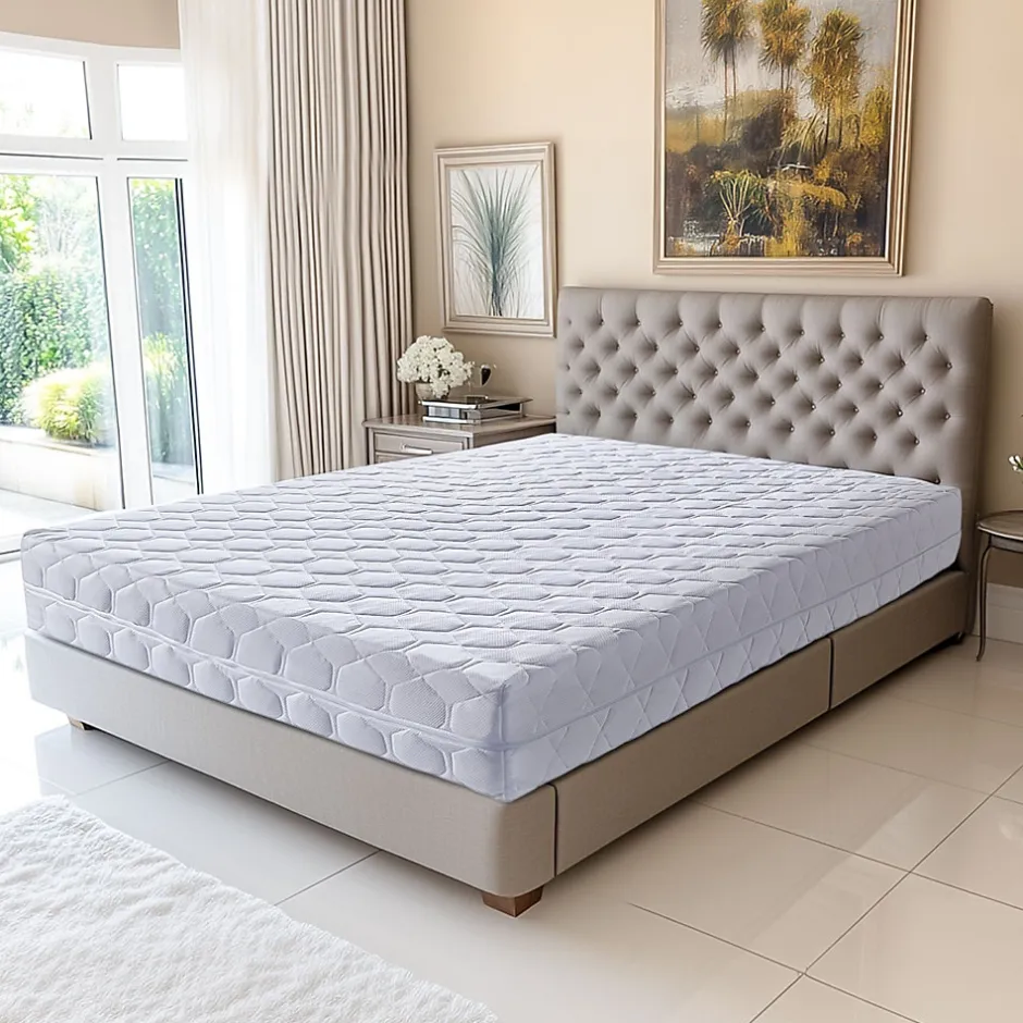 Provence Literie Matelas 180x200 cm Ferme - 20,5 cm - Déhoussable Housse Lavable - 7 Zones de Confort - Confort Optimal - Usage Quotidien - Soutien