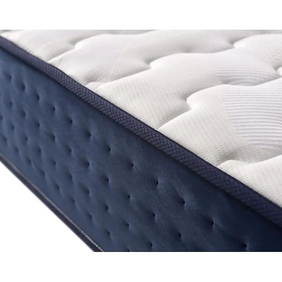 Eccox Matelas 105x200 cm Mémoire de forme Luxury Blue Sensation epaisseur 30 cm +/- 2 Fermeté moyenne-élevée.