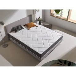 Eccox Matelas 120x180 cm Mémoire de forme epaisseur 22 cm +/-2 GRAFENO THERAPY. Outlet