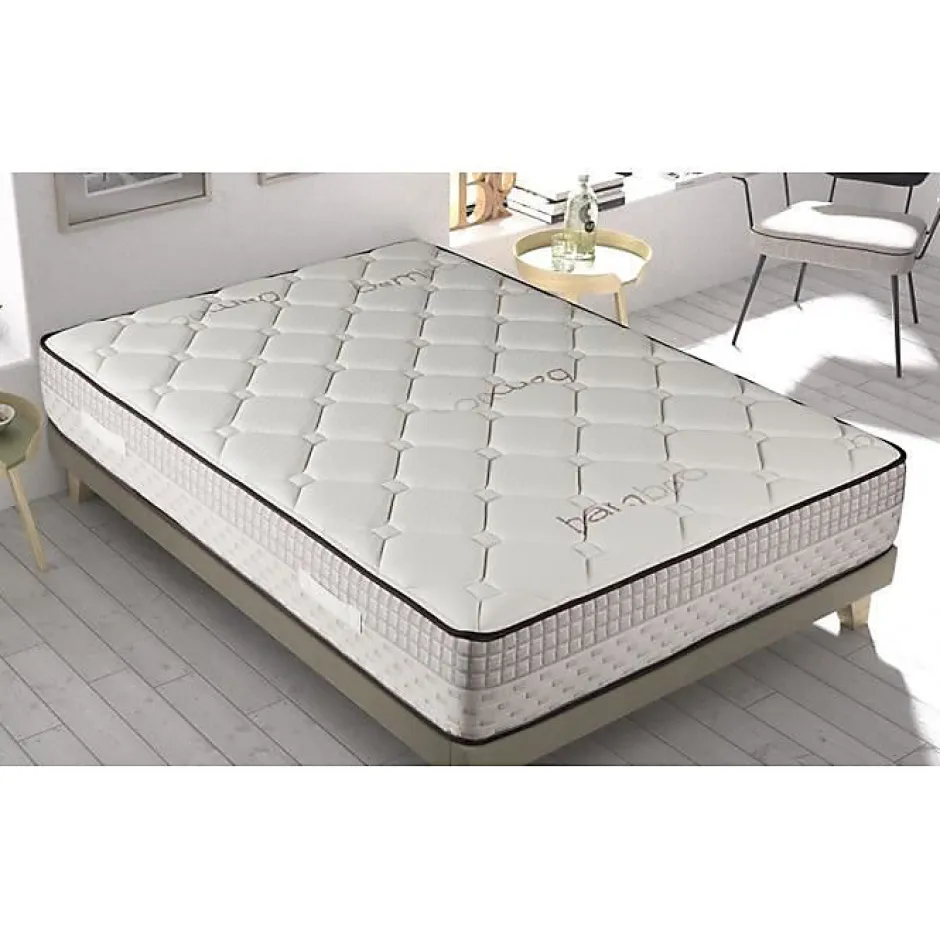 Eccox Matelas 160x190 cm Mémoire de forme Bambou epaisseur 24 cm +/-2 Fermeté Moyenne-Haute. Sale