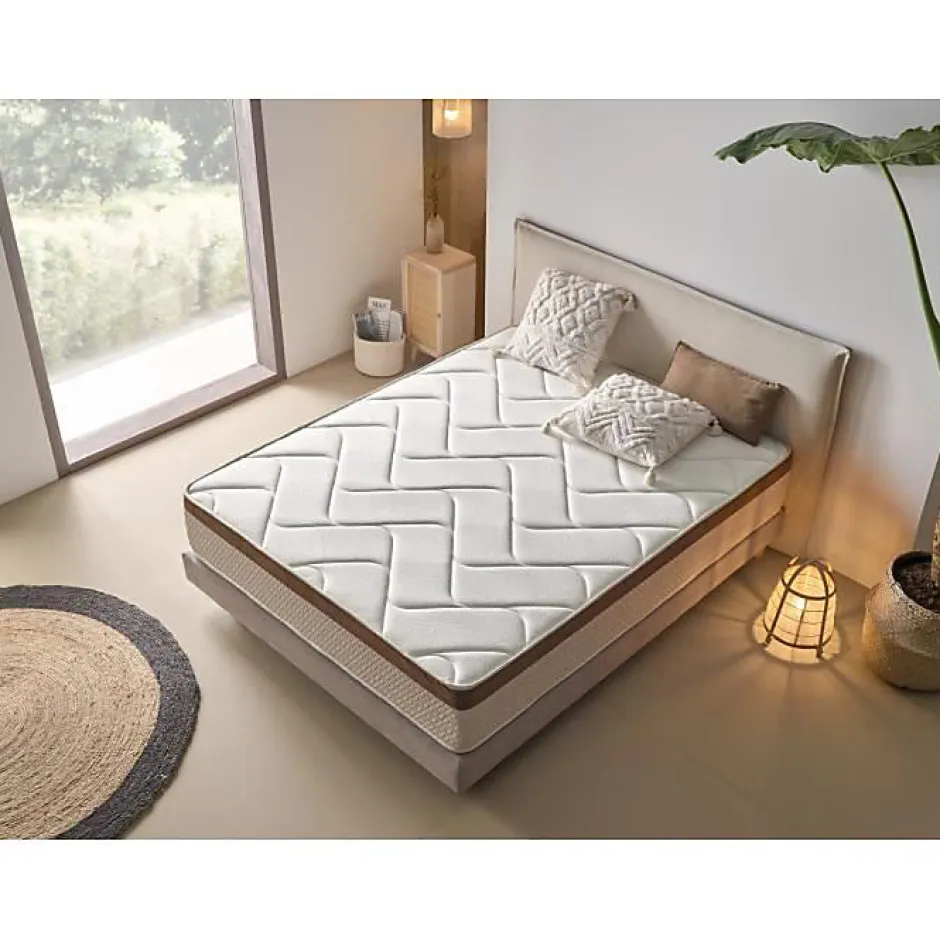 Eccox Matelas 140x200 cm Mémoire de forme epaisseur 25 cm +/-2 BIO CONFORT. Clearance