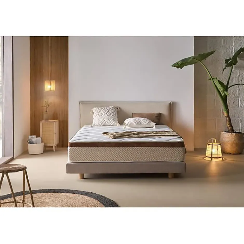 Eccox Matelas 140x200 cm Mémoire de forme epaisseur 25 cm +/-2 BIO CONFORT. Clearance