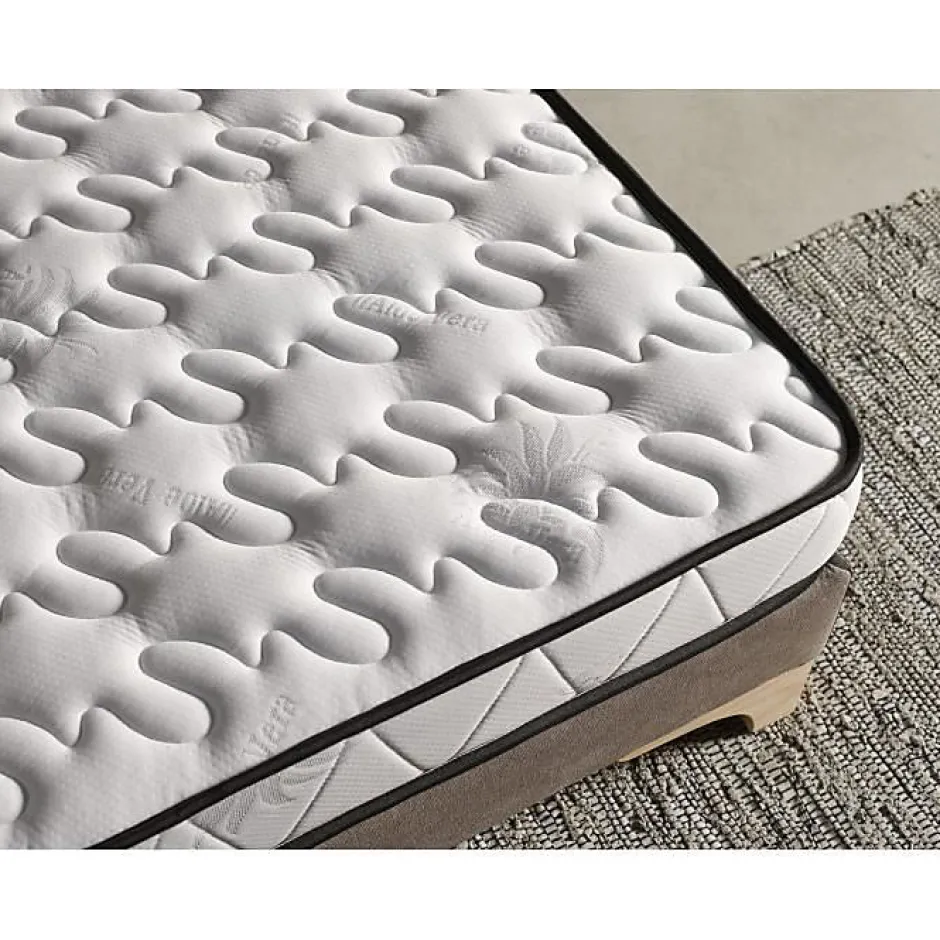 Eccox Matelas 80x190 cm Mémoire de forme Luxury Aloe Vera epaisseur 16 cm +/- 2 avec fonction antimicrobienne de traitement ALOE VERA. E
