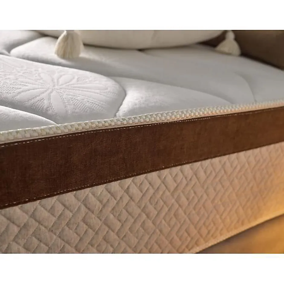 Eccox Matelas 120x180 cm Mémoire de forme epaisseur 25 cm +/-2 BIO CONFORT.