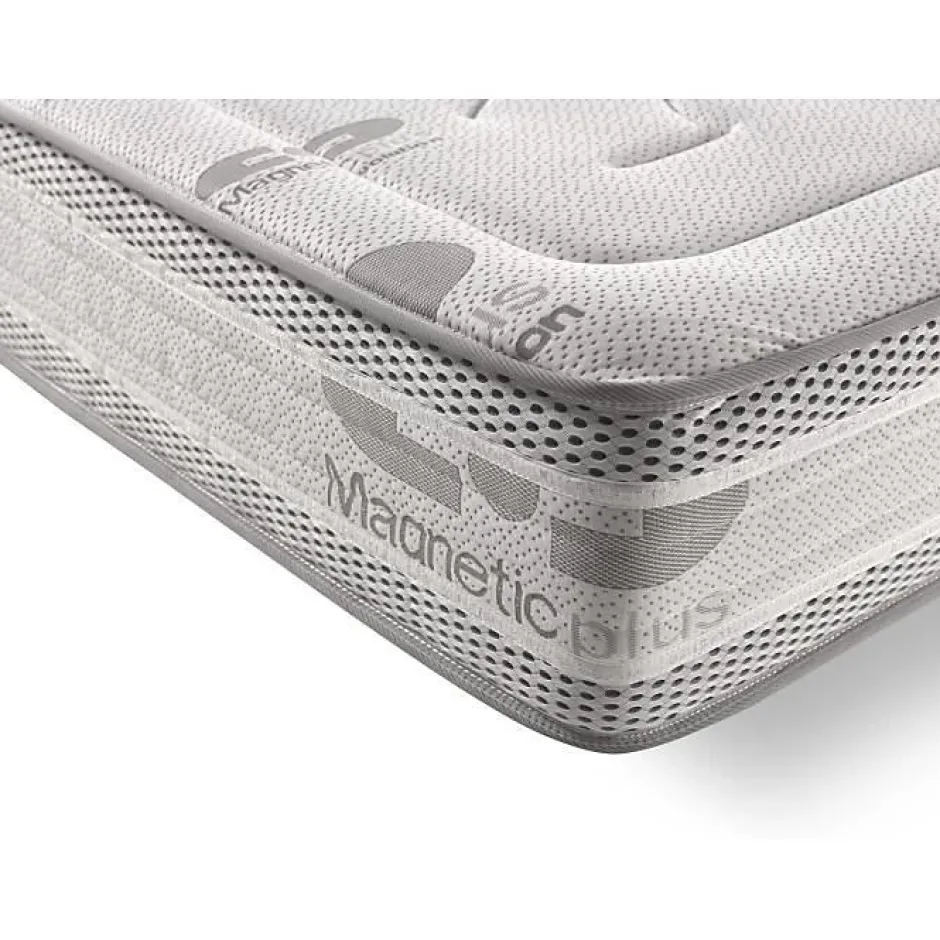 Eccox Matelas 135x200 cm Mémoire de formeélastique Magnetic Evolution epaisseur 27 cm +/- 2 Fermeté Moyenne-Haute. Sale