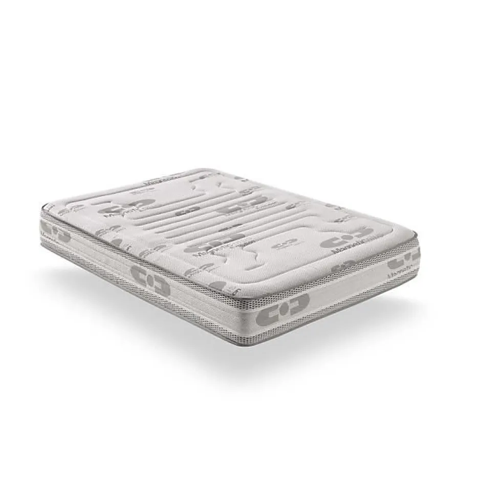 Eccox Matelas 135x200 cm Mémoire de formeélastique Magnetic Evolution epaisseur 27 cm +/- 2 Fermeté Moyenne-Haute. Sale