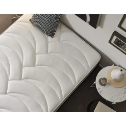 Eccox Matelas 135x200 cm Mémoire de forme Luxury Elite Silver H21 epaisseur 21 cm +/-2 Fermeté moyenne-élevée.