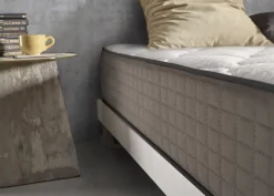 Simpur Low Cost Matelas 120x190 cm Natur Plus, mousse multizone, 30 cm, tissu stretch, 7 zones de confort, morphologique et excellente aération Discount