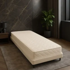 Literie Julien Matelas 90x190 cm x 13 cm - 5 zones de confort - haut de gamme - confort optimal - usage quotidien - Matelas Silver Outlet