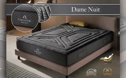 Simpur Low Cost Matelas 135x200 dame nuit soutien ferme évolutif ressorts ensachés deep spring & confort multizone hr - 25cm d'epaisseur