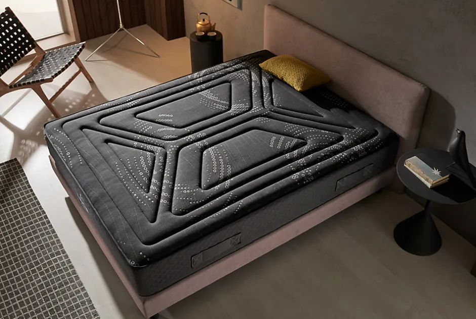 Simpur Low Cost Matelas 90x200 dame nuit soutien ferme évolutif ressorts ensachés deep spring & confort multizone hr - 25cm d'epaisseur