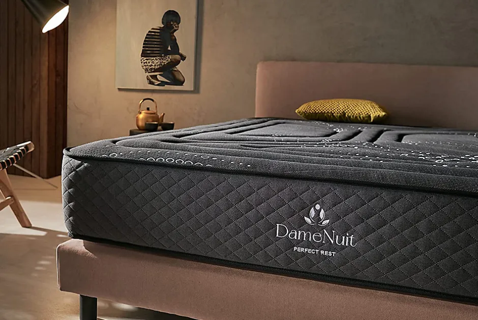 Simpur Low Cost Matelas 90x200 dame nuit soutien ferme évolutif ressorts ensachés deep spring & confort multizone hr - 25cm d'epaisseur