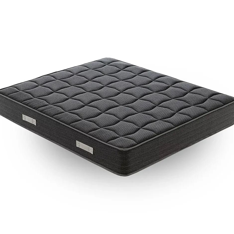 Materassiedoghe Matelas 180x200 en mousse à mémoire de forme - Epaisseur 20 cm - Orthopédique - Fabriqué en Italie - BlackMoon Hot