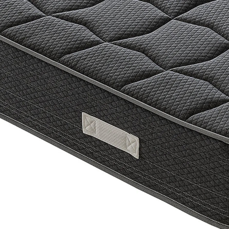 Materassiedoghe Matelas 180x200 en mousse à mémoire de forme - Epaisseur 20 cm - Orthopédique - Fabriqué en Italie - BlackMoon Hot