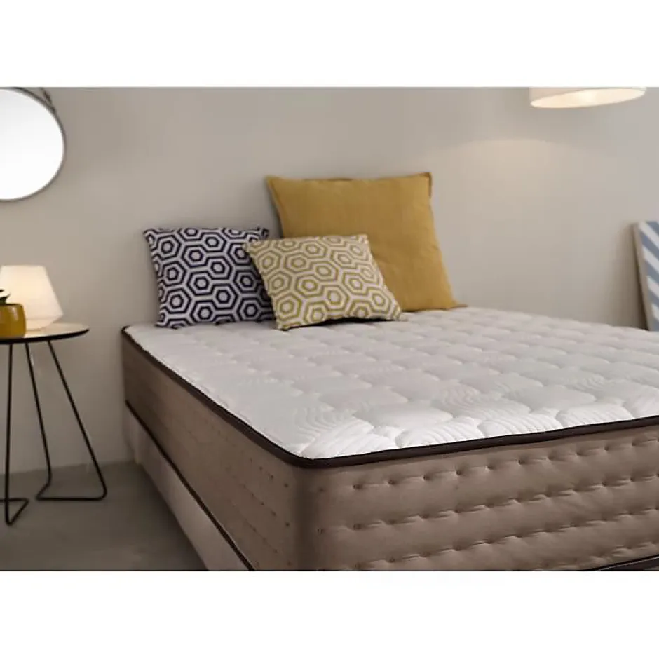 Eccox Matelas 80x200 en mousse à mémoire de forme Exclusif Graphène Hauteur 29 cm +/-2 Fermeté moyenne-élevée.