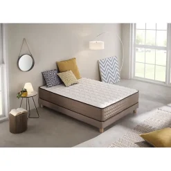 Eccox Matelas 80x190 en mousse à mémoire de forme Exclusif Graphène Hauteur 29 cm +/-2 Fermeté moyenne-élevée.