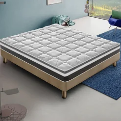 Materassiedoghe Matelas 180x200 en mousse à mémoire de forme - Epaisseur 20 cm - Orthopédique - Rigidité H4 - Fabriqué en Italie - Mod Anna