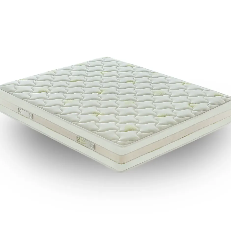 Materassiedoghe Matelas 120x190 en mousse à mémoire de forme - Epaisseur 25 cm - Mousse à mémoire de forme 5 cm - 9 zones - Housse amovible Sale