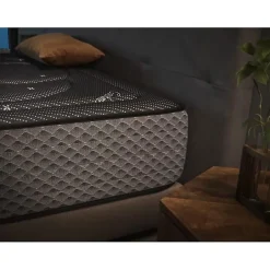 Eccox Matelas 120x200 en mousse à mémoire de forme Cashmere Night Comfort Hauteur 30 cm Fermeté moyenne à élevée.