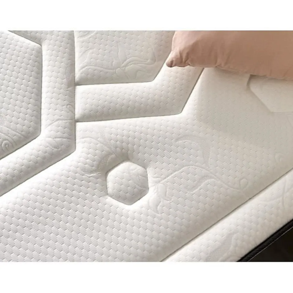 Eccox Matelas 120x180 Ensachage double ressorts matelas mémoire double face Hauteur 30 cm +/- 2.
