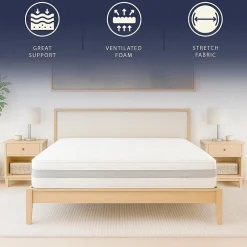 The White Stone Matelas 180x200 ergonomique et respirant 20 cm