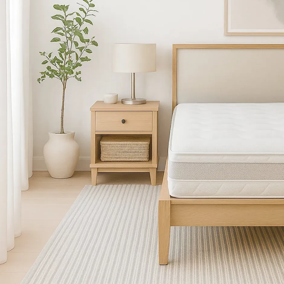 The White Stone Matelas 180x200 ergonomique et respirant 20 cm