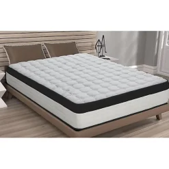 Eccox Matelas 150x200 Evolution Soft Comfort Mémoire de forme Carbon Hauteur 22 cm