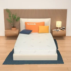 Miasuite Matelas 90x190 Hauteur 16 cm - Revêtement Silver, Waterfoam. Levante H16 Clearance