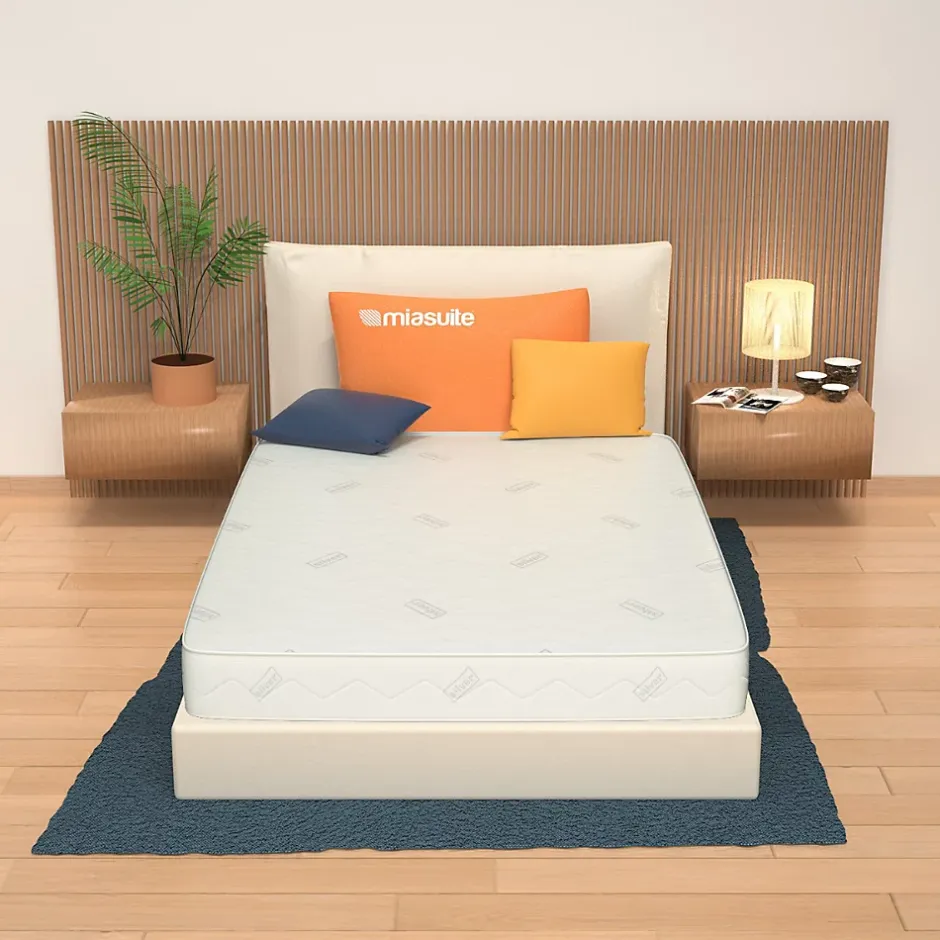 Miasuite Matelas 90x190 Hauteur 16 cm - Revêtement Silver, Waterfoam. Levante H16 Clearance