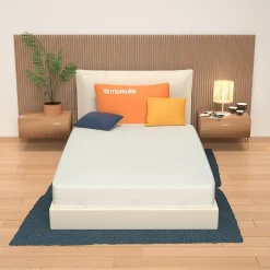 Miasuite Matelas 120x190 Hauteur 10 cm - Revêtement Aloe Vera, Waterfoam, Pliable. Plus H10