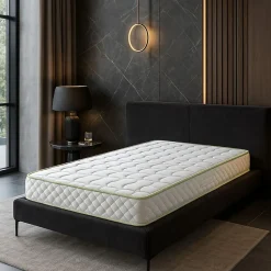 Nuits D'Or Matelas 90x190 Hauteur 21 Cm Densité 35 Kg/m3 Soutien Souple Confort Optimal Usage Quotidien - Nuit Calme