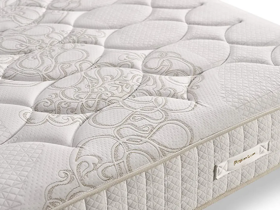 Simpur Low Cost Matelas 160x200 magestic ressorts ensachés avec mousse hr hauté densité épaisseur 30 cm 7 zones de confort