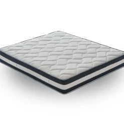 Materassiedoghe Matelas 160x200 Memory Gel - Epaisseur 25 cm - Mousse Mémoire 7 cm - 9 zones de confort - 100% Made in Italy