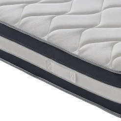 Materassiedoghe Matelas 160x200 Memory Gel - Epaisseur 25 cm - Mousse Mémoire 7 cm - 9 zones de confort - 100% Made in Italy