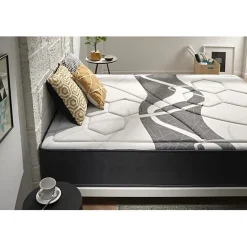 Eccox Matelas 105x190 Mémoire de formeelastique Memory Graphene Hauteur 30 cm +/-2 Fermeté moyenne-haute.