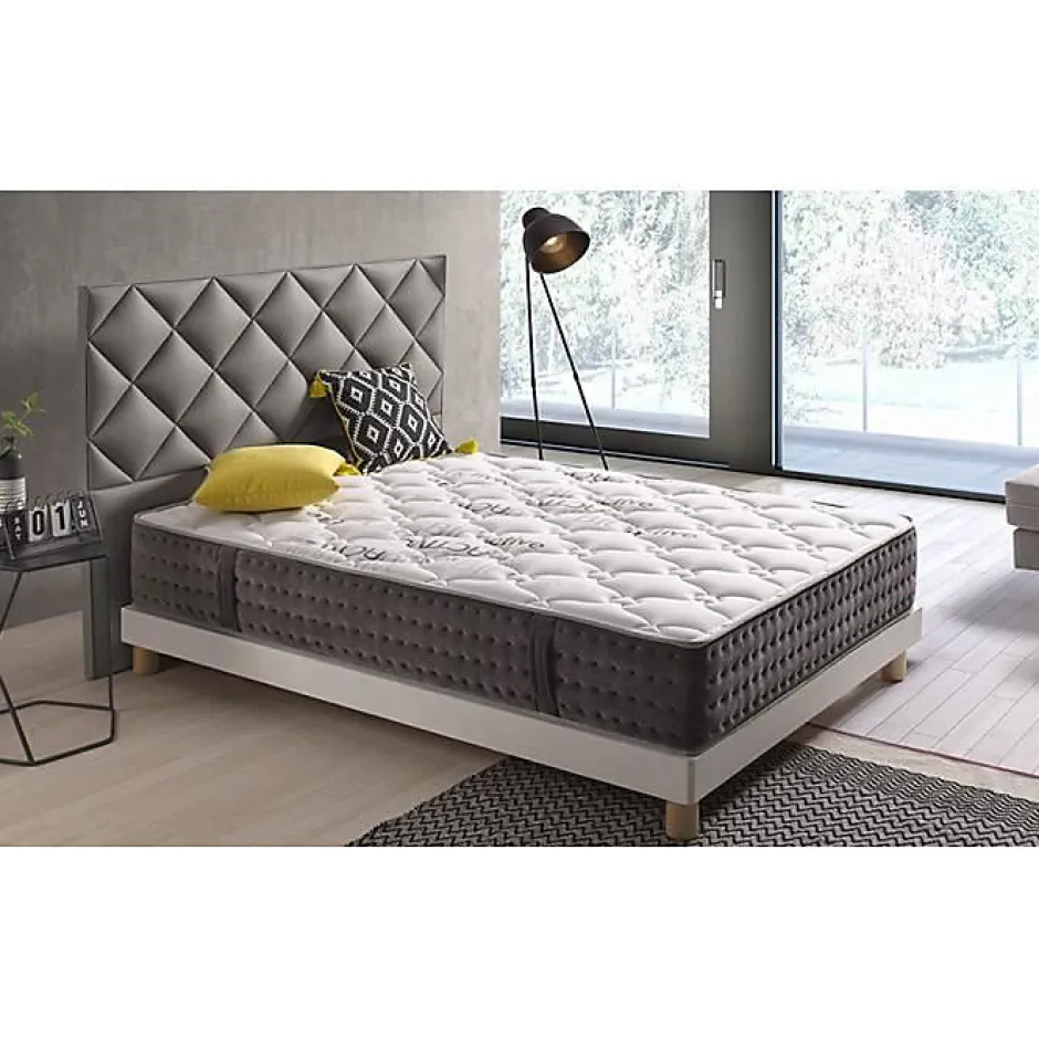 Eccox Matelas 120x180 Mémoire de forme Bioactive Sweetnight Hauteur 26cm +/- 2 Medium Firm.